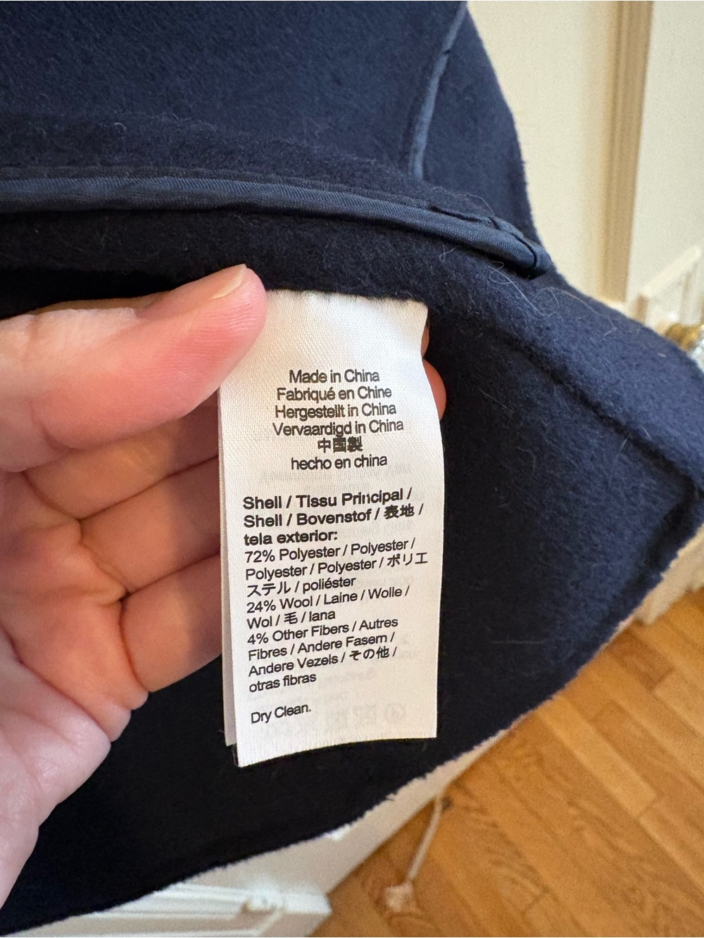 Navy Single-Button Blazer - Picture 4 of 5